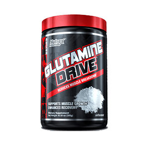 Nutrex GLUTAMINE drive 300g est le meilleur complément alimentaire pour la récupération musculaire disponible au meilleur prix chez gold nutrition Protéine Maroc