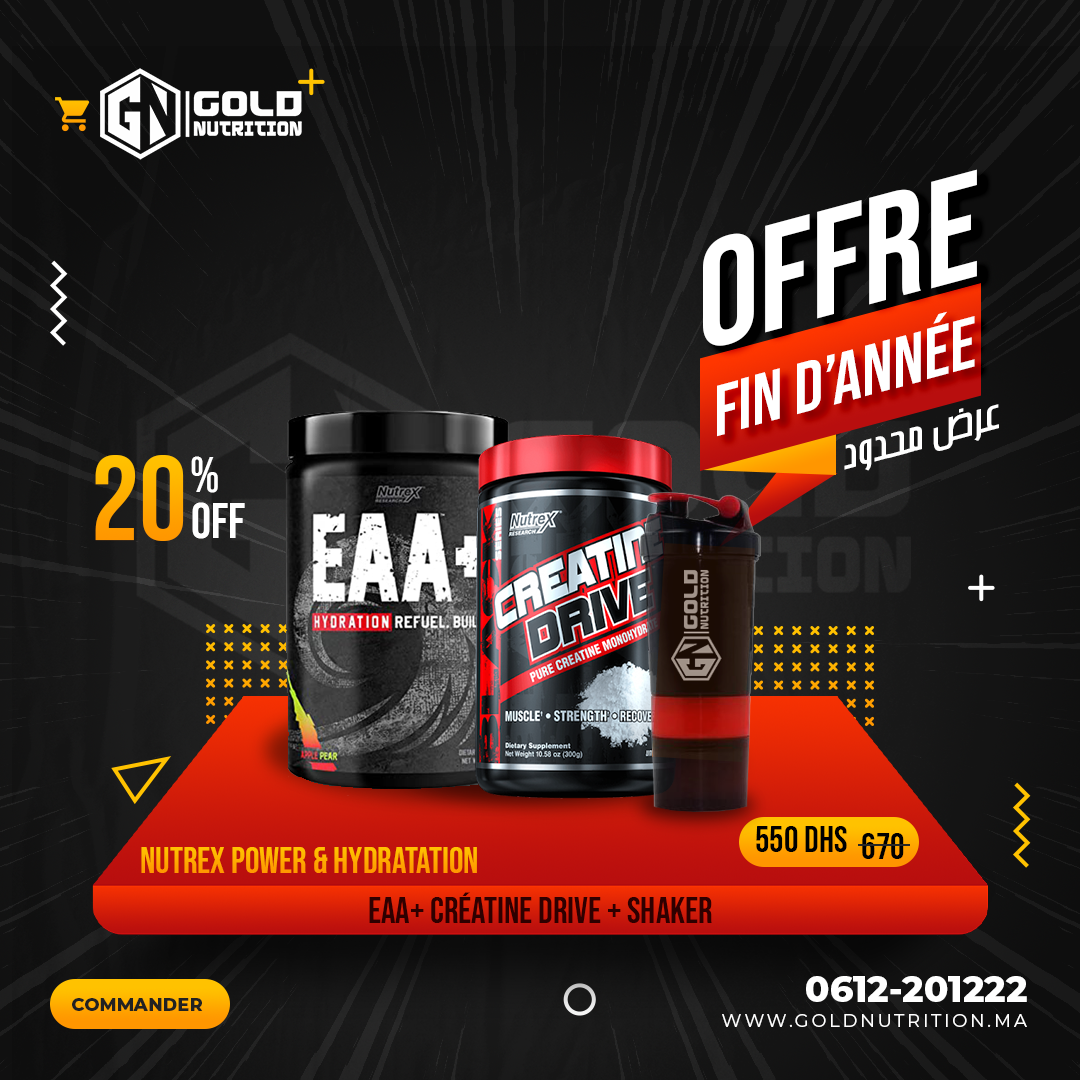 EAA+ Créatine Drive + Shaker