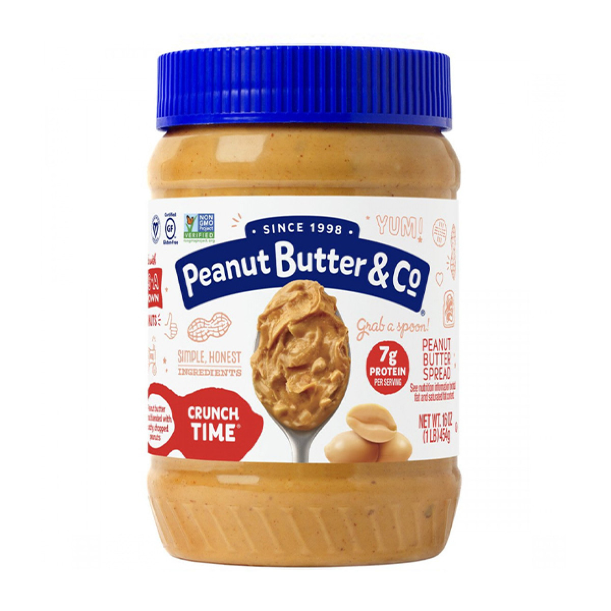 Crunch Time Crunchy Peanut Butter & Co 454g