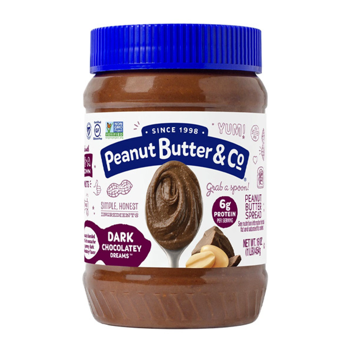 Dark Chocolatey Dreams 454g Peanut Butter & Co