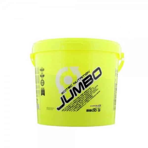 Jumbo de Scitec Nutrition est un gainer très connu riche en créatine et acides aminés. Favorise la prise de masse extrême. disponible maintenant chez Gold Nutrition Maroc