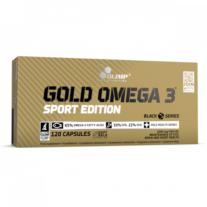 GOLD OMEGA 3 SPORT EDITION - 120 gélules | olimp nutrition